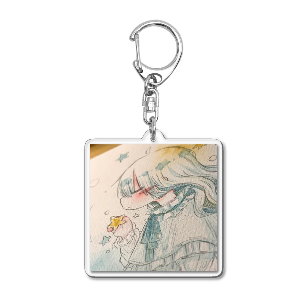 針山内臓のゆきと人魚 Acrylic Key Chain