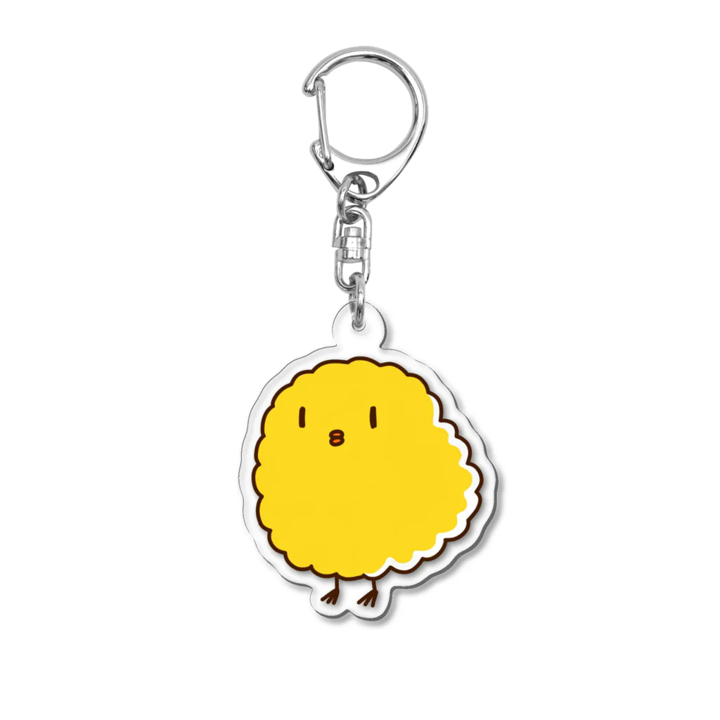 蘭々飯店/lanlanhantenのSAN値回復ひよこ Acrylic Key Chain