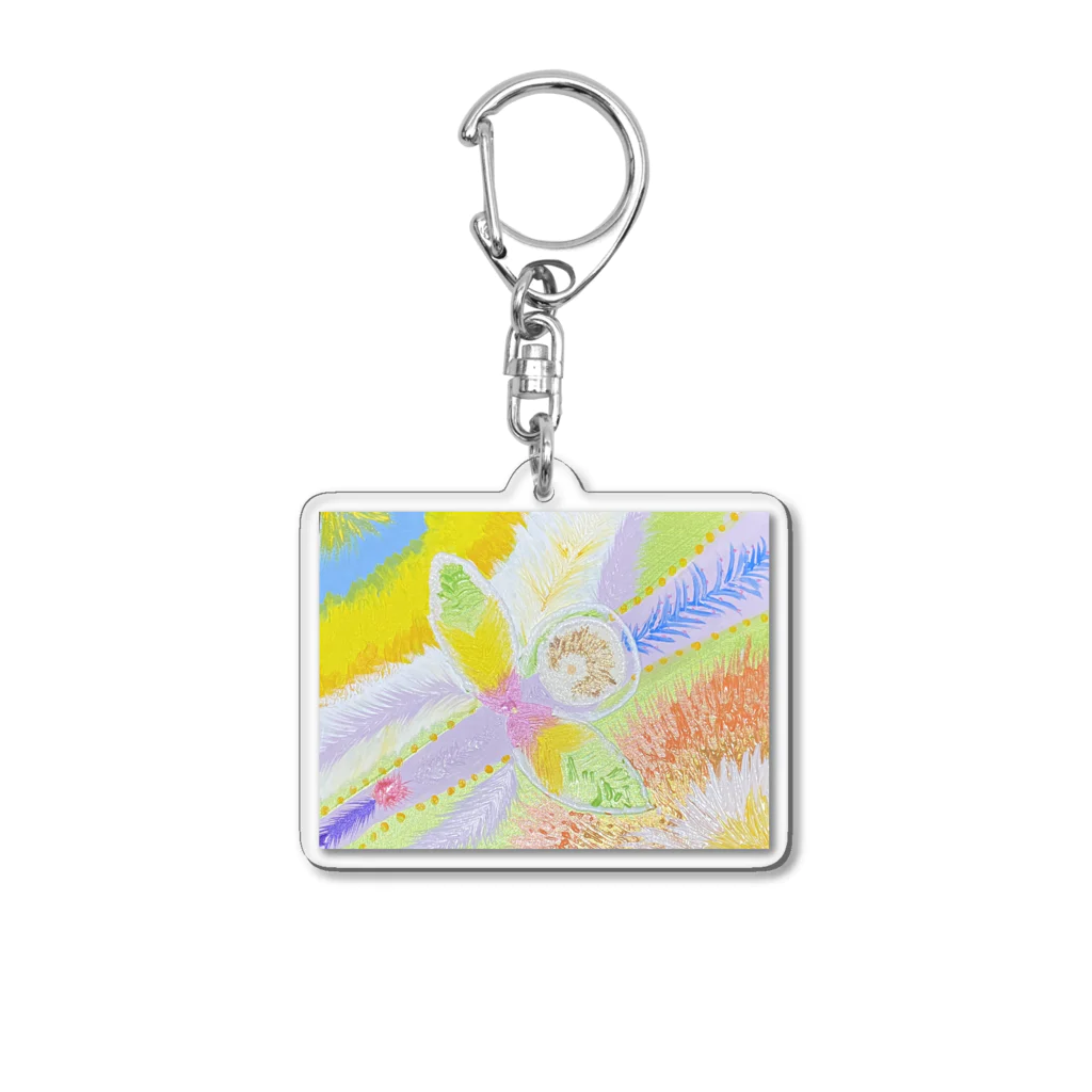 癒しの雅(みやび)の祝福おめでとう Acrylic Key Chain