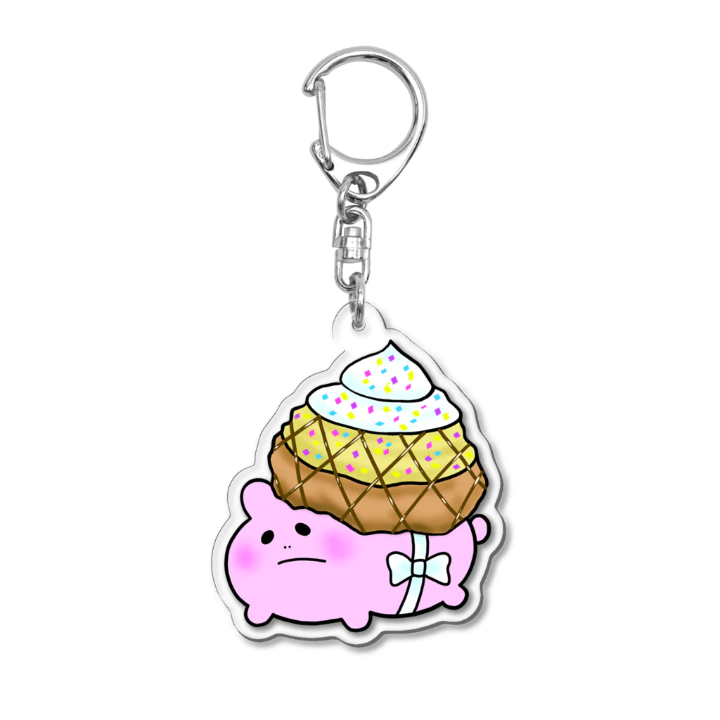 PIKIMONのPikicaKey BANANA アクリルキーホルダー Acrylic Key Chain