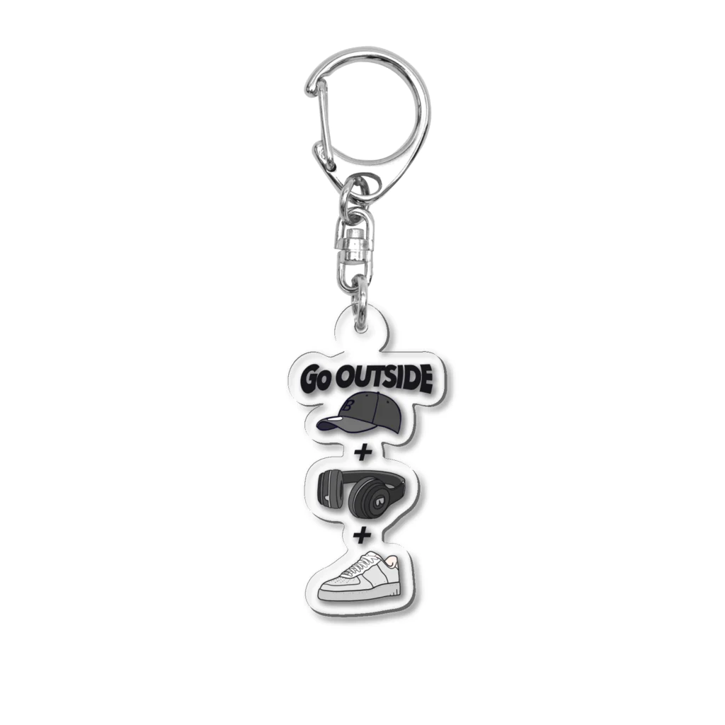 BONDcompanyのGoOutsidE Acrylic Key Chain