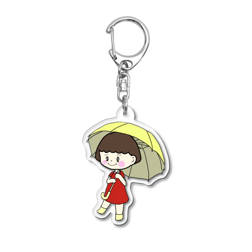 ホタルイカさんの家の雨が、好き Acrylic Key Chain