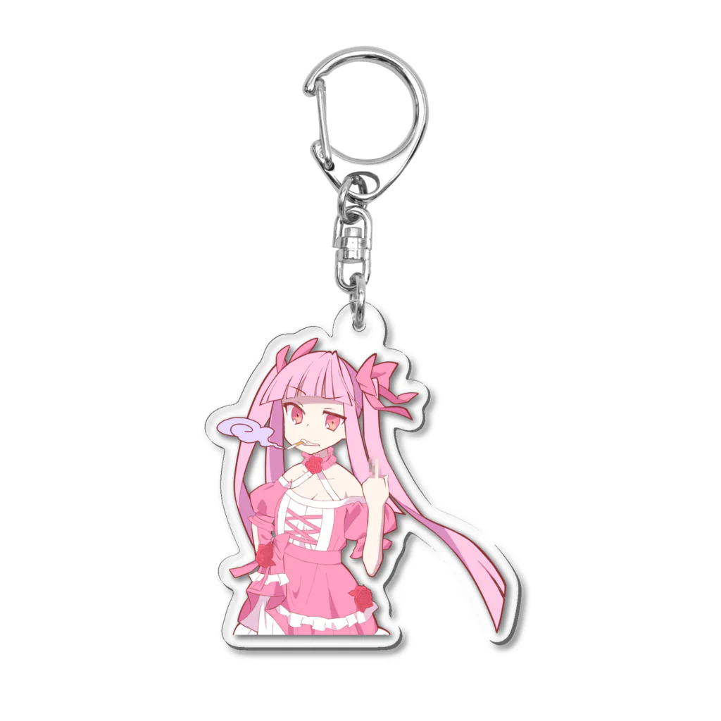 やきにくたべこ🍖の『魔法少女ちゃんは働かない』アクリルキーホルダー Acrylic Key Chain