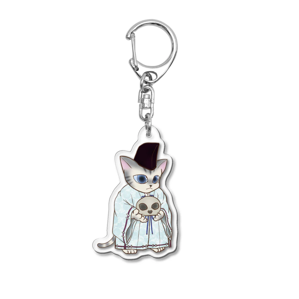 ねこや久鶻堂の鎌倉殿の13猫＋ : 源実朝 Acrylic Key Chain