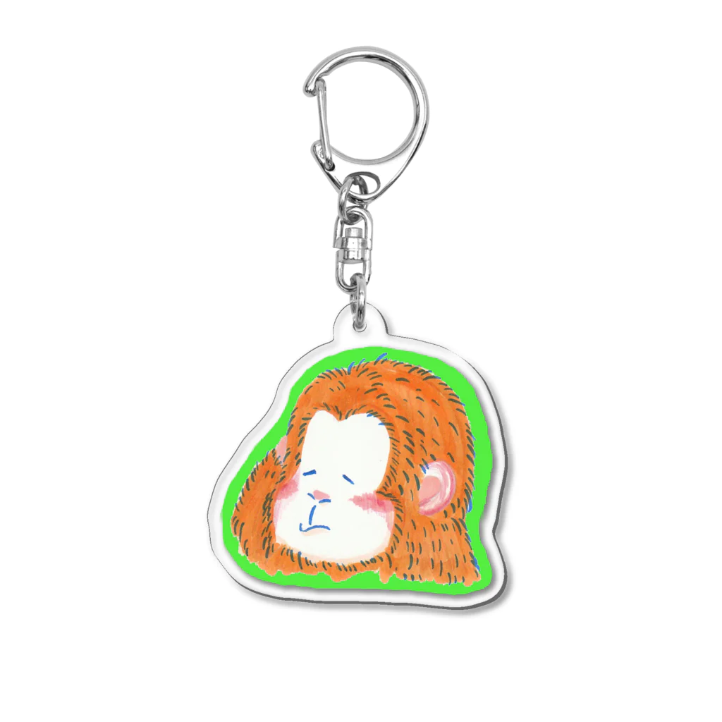 kokeikoccoの照れちゃうおさる Acrylic Key Chain