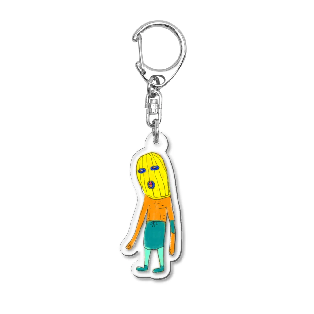 にちよう堂のまず１勝 Acrylic Key Chain