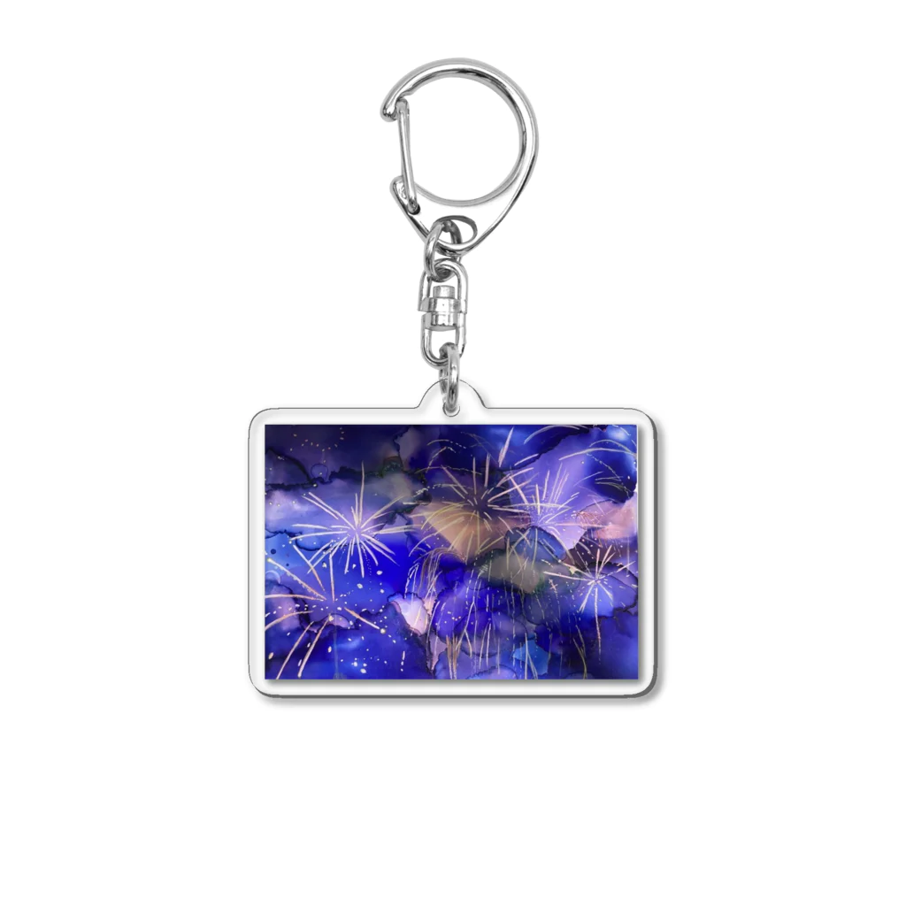 Memo Re:の夏の花 Acrylic Key Chain