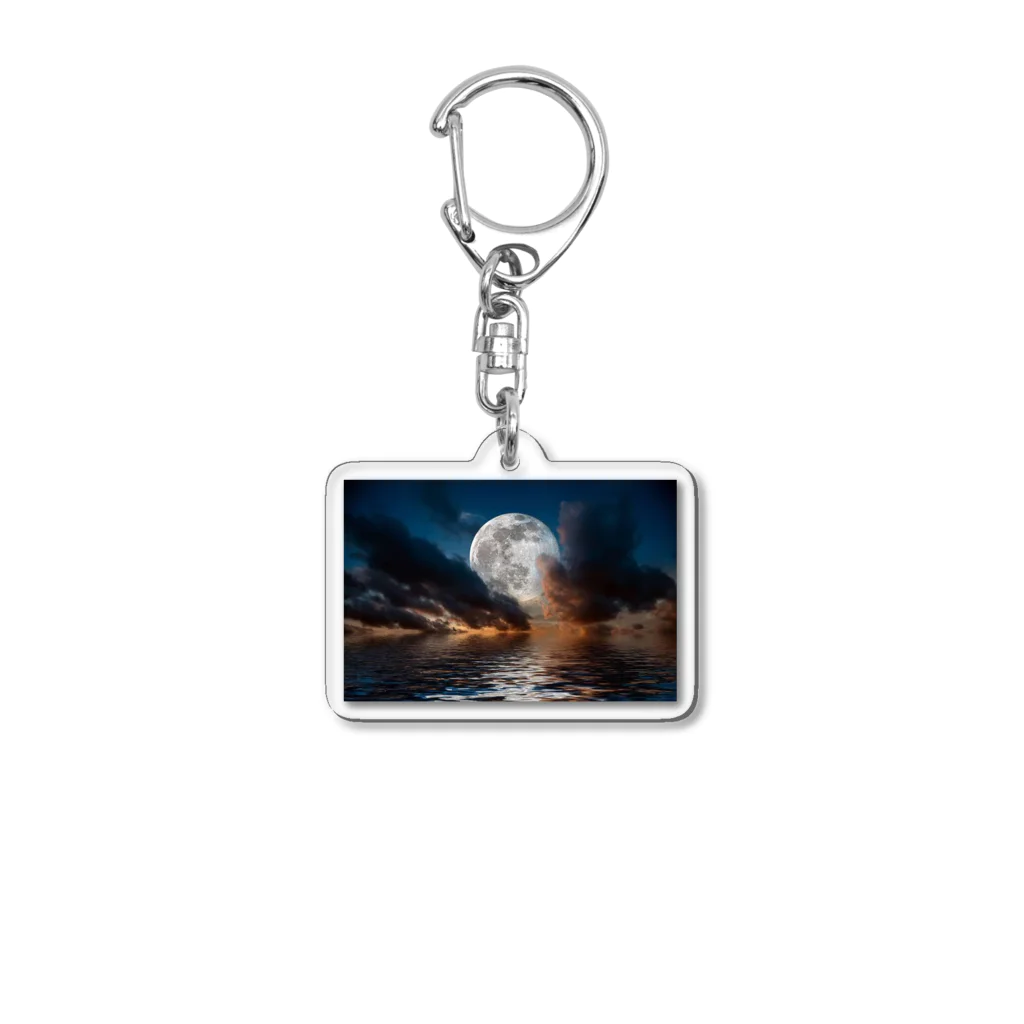 タツノオトシゴローズのthe moon no.2 Acrylic Key Chain