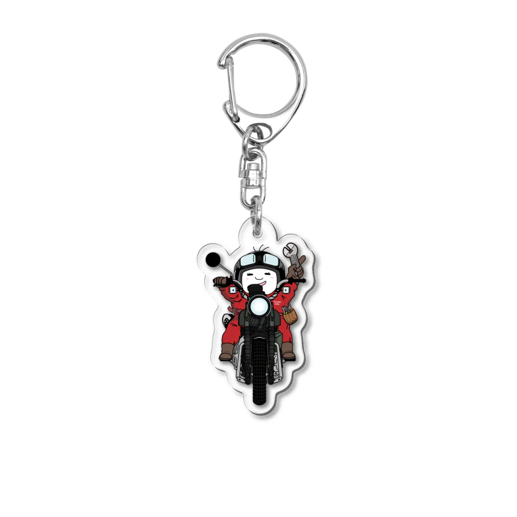 ひろしバイクどっとこむ｜オリジナルショップの「hiroshibike」ジャンクライダー① Acrylic Key Chain