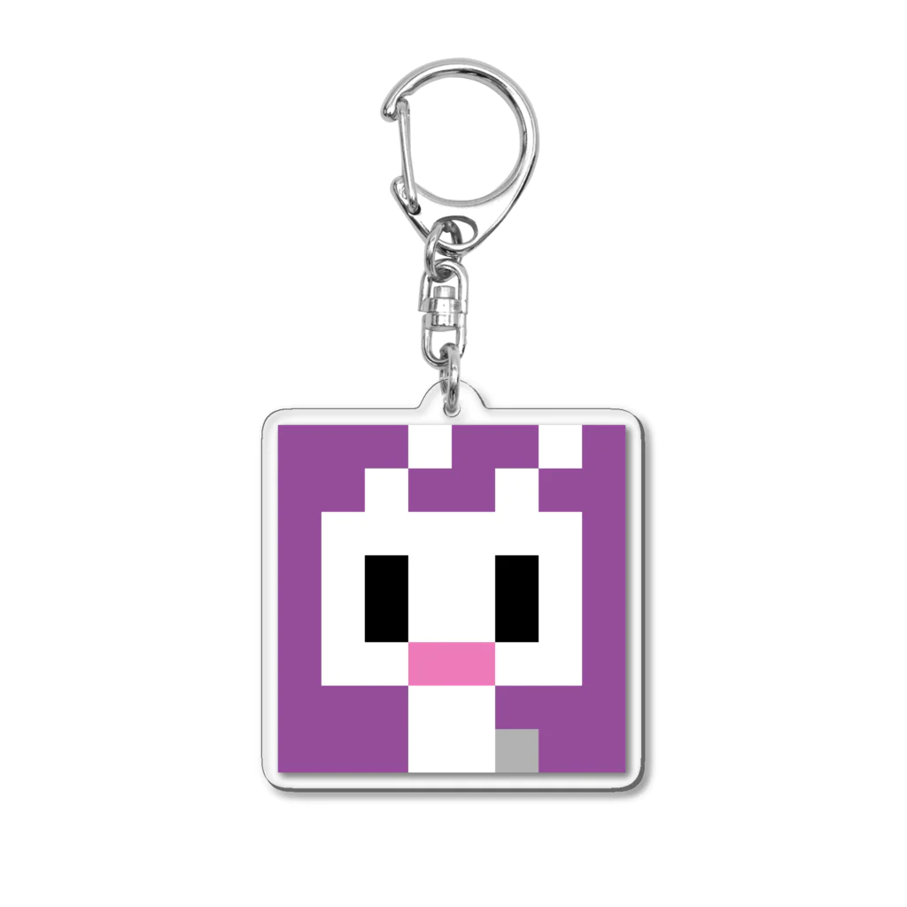 bbb ozika dddのusachan?(rabbit✖️purple) Acrylic Key Chain