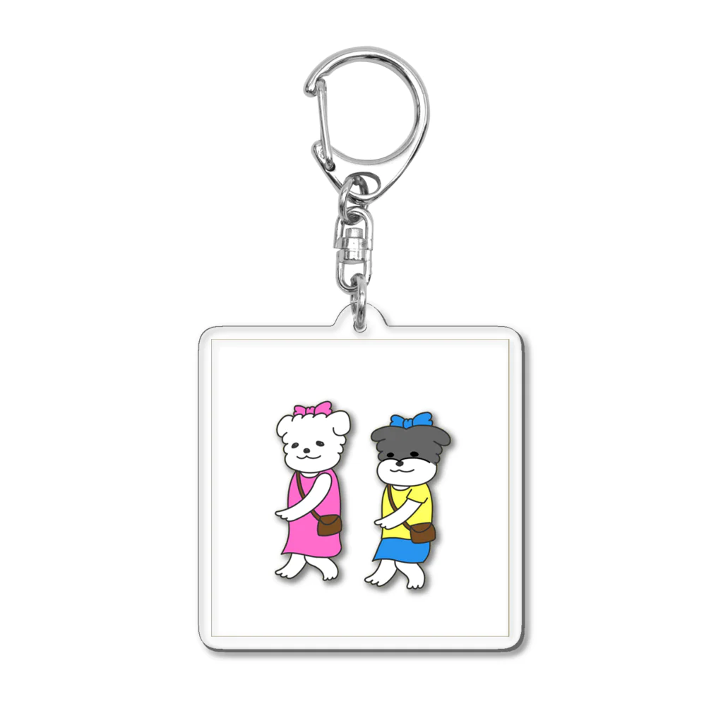 QuokkaGOODSのちょっとおさんぽキーホルダー Acrylic Key Chain