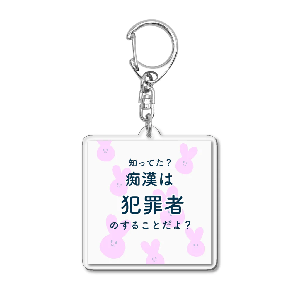 shelly vlogの痴漢は犯罪です。5 Acrylic Key Chain