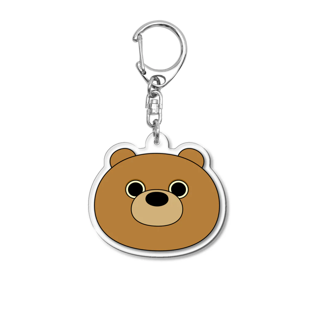 AKIRAMBOWのしょーちゃんのくまのかお / SHO-CHAN'S BEAR FACE Acrylic Key Chain