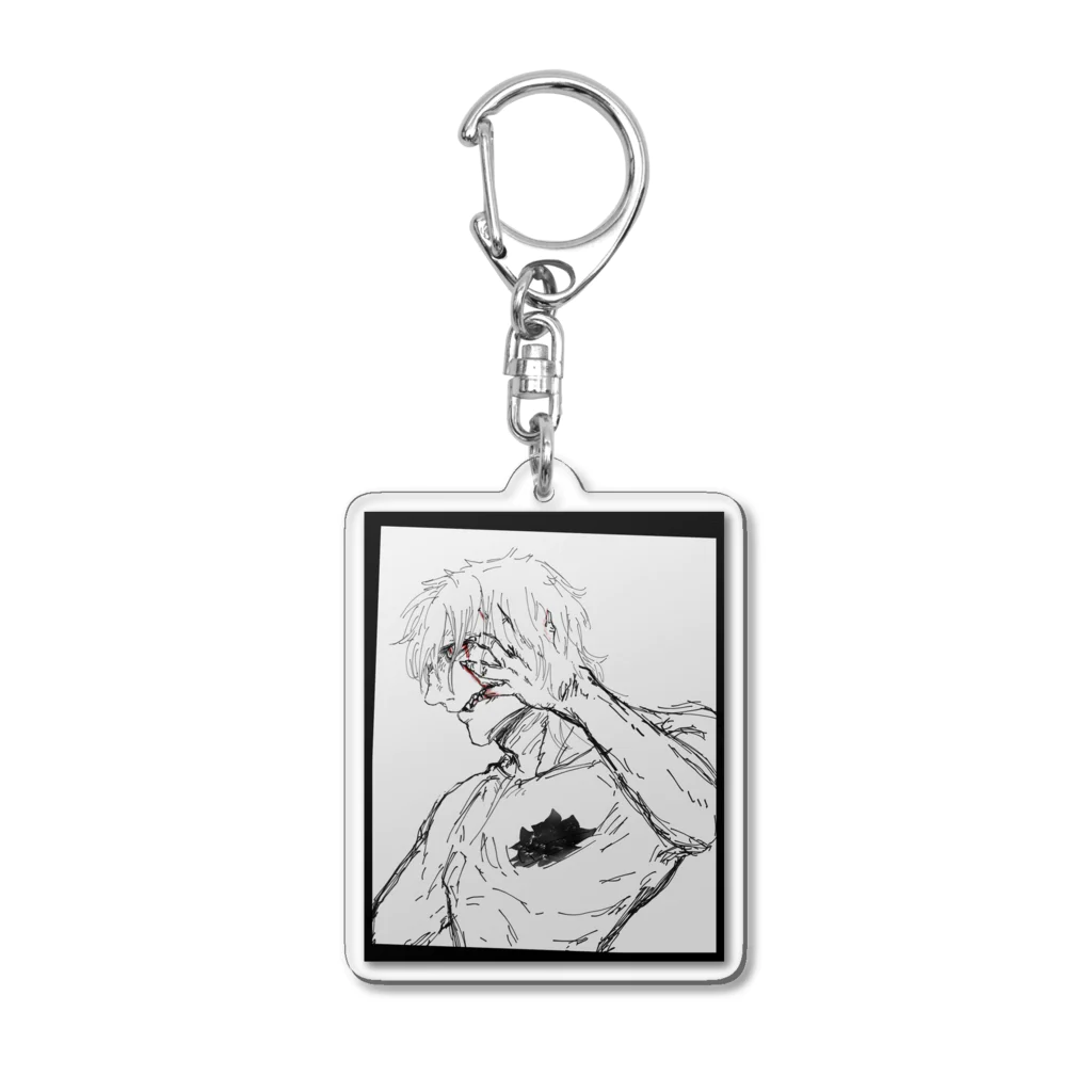 兎兎のお店だよのリザ・"ペインフル" Acrylic Key Chain