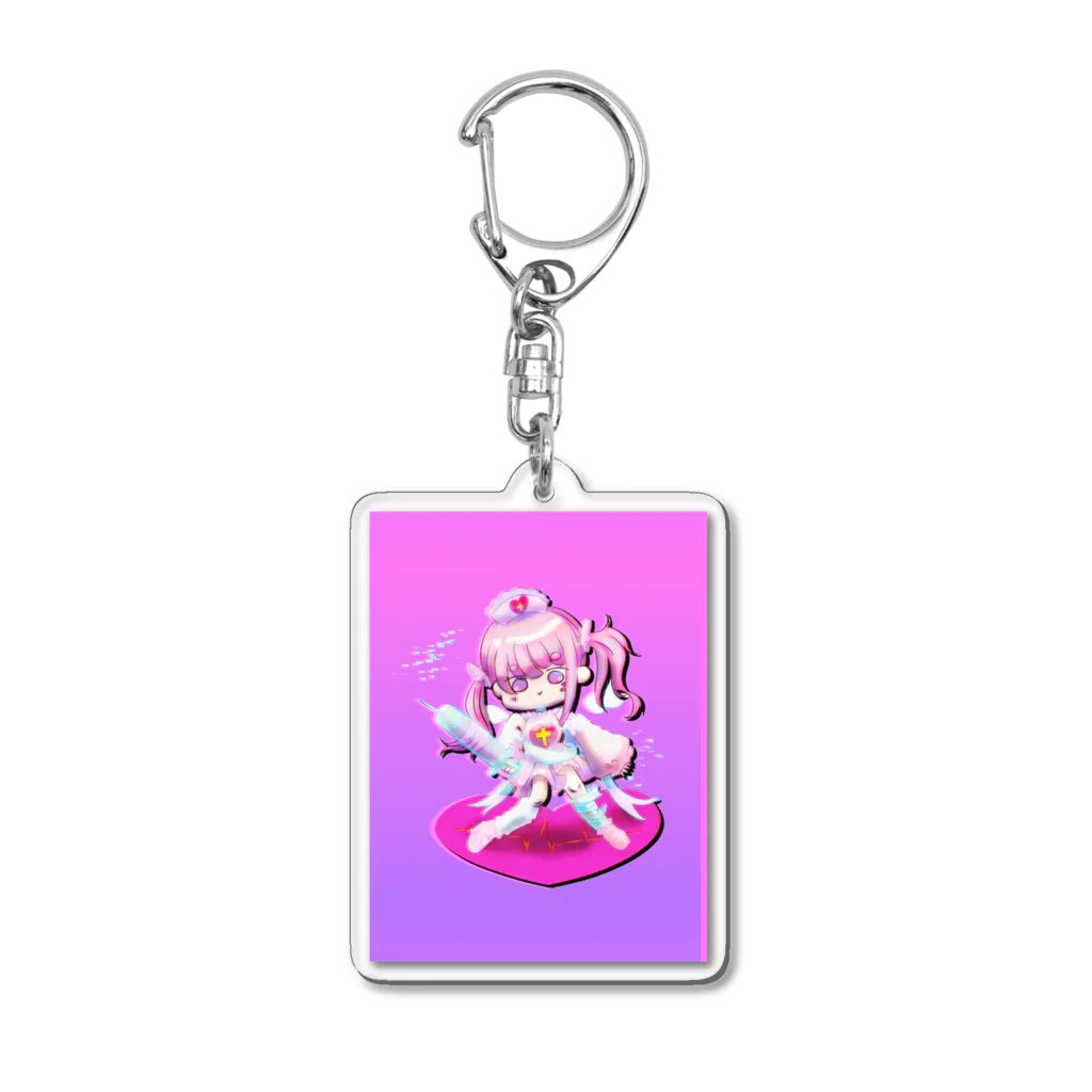 おコメ🌾のツインナースちゃんキーホルダー Acrylic Key Chain