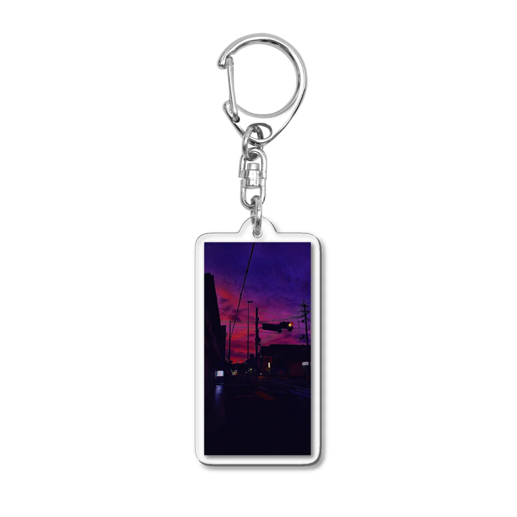 赤色の墜落 Acrylic Key Chain