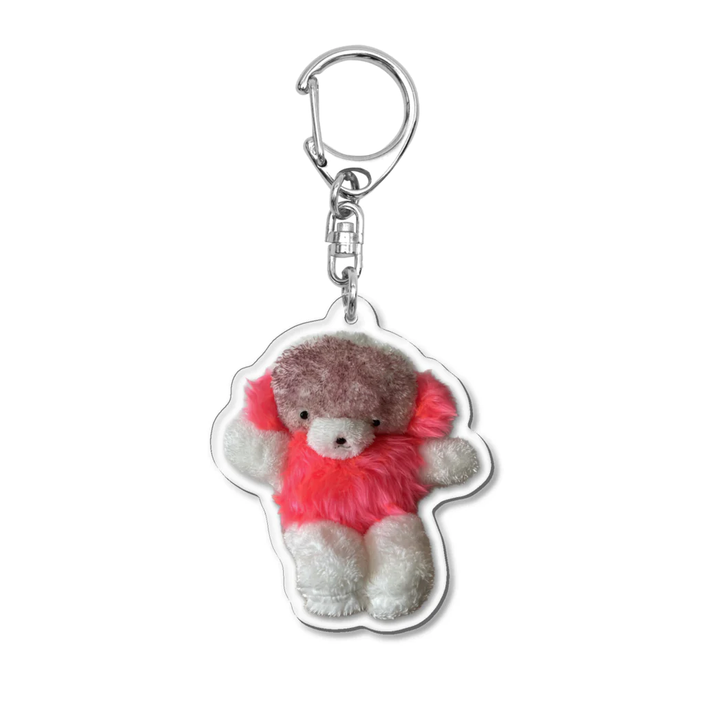 くまくま。ショップのピンクちゃん Acrylic Key Chain