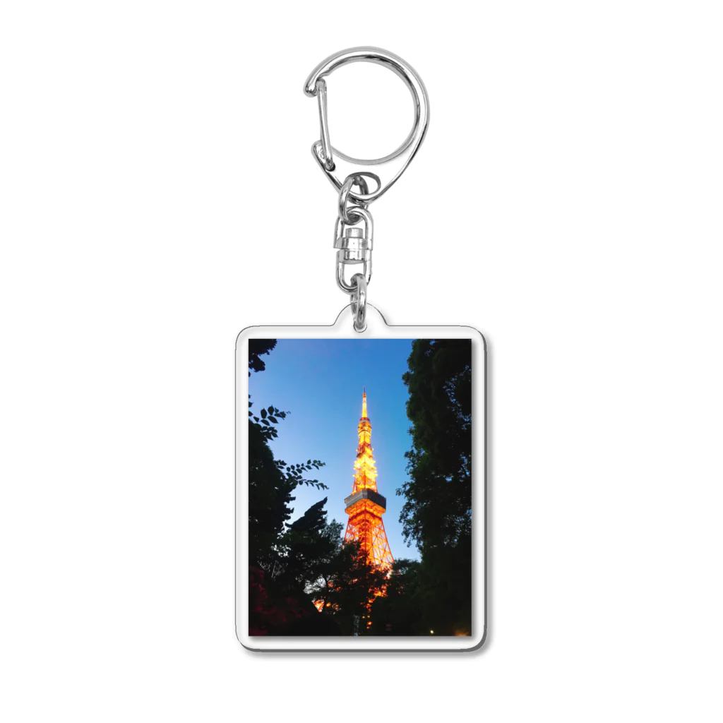 栞-shiori-のTokyo Acrylic Key Chain