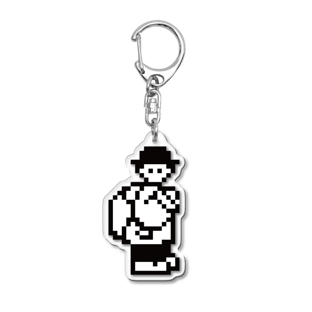 一二三の旅人（ふりかえる） Acrylic Key Chain