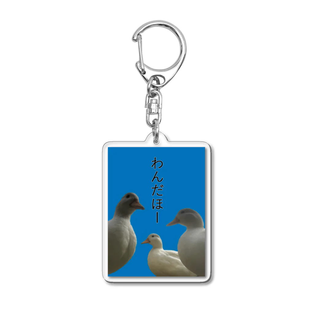 おてらのどうぶつたちのあひる3兄弟 Acrylic Key Chain