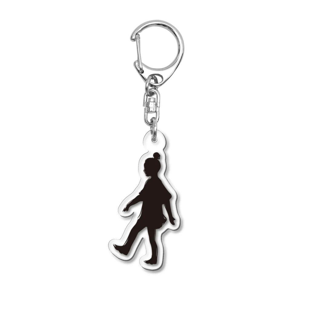 RuleluのRuleluシルエットキーホルダー Acrylic Key Chain