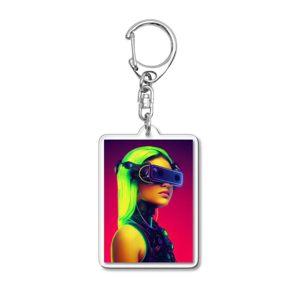 晴れのち山ライフのTech #3 Acrylic Key Chain