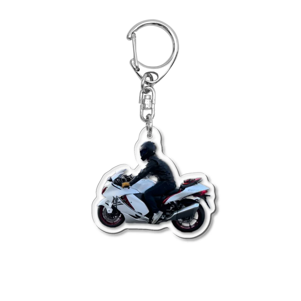 CHAMAZONのOSOBUSA rider Acrylic Key Chain