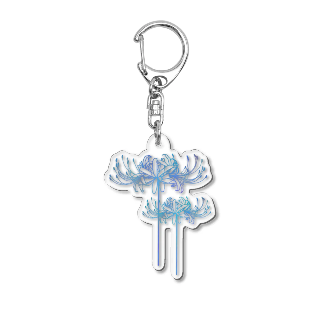 綾錦工房 りこりすの曼珠沙華 【月光】 Acrylic Key Chain