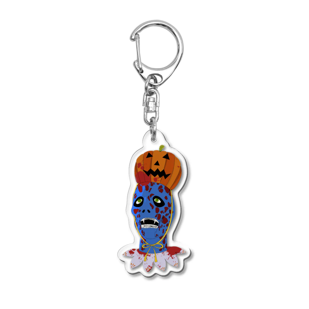 Johncreati.のハロウィンゾンビくん Acrylic Key Chain