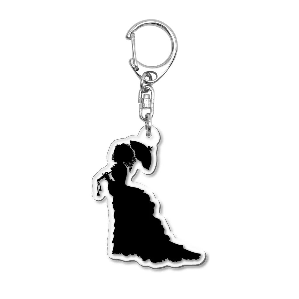 mainyon_official_goodsのイギリス美人　british victorian lady Acrylic Key Chain