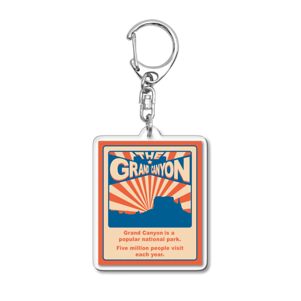 3800-MARKET-NEOのTHE GRAND CANYON Acrylic Key Chain