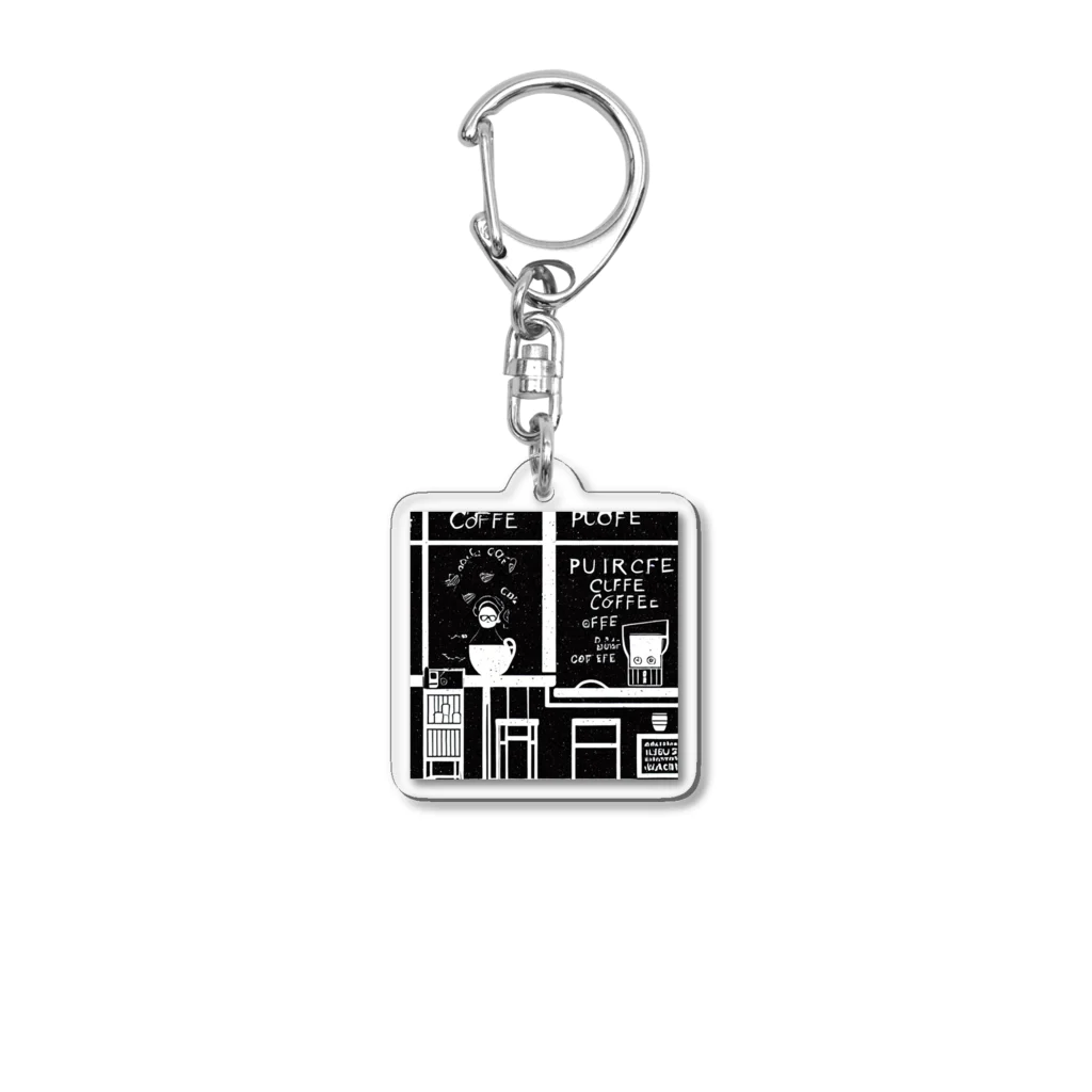 イラストTシャツ【ULTIMATE】の純喫茶さん Acrylic Key Chain