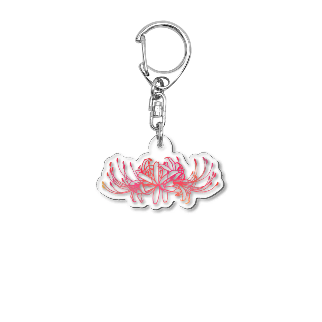 綾錦工房 りこりすの曼珠沙華 【黄昏】 Acrylic Key Chain