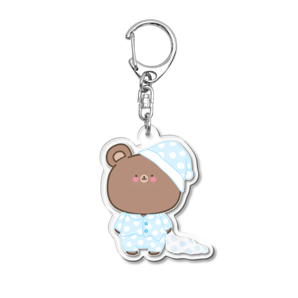 8AZARASI8のおやすみくまくん Acrylic Key Chain