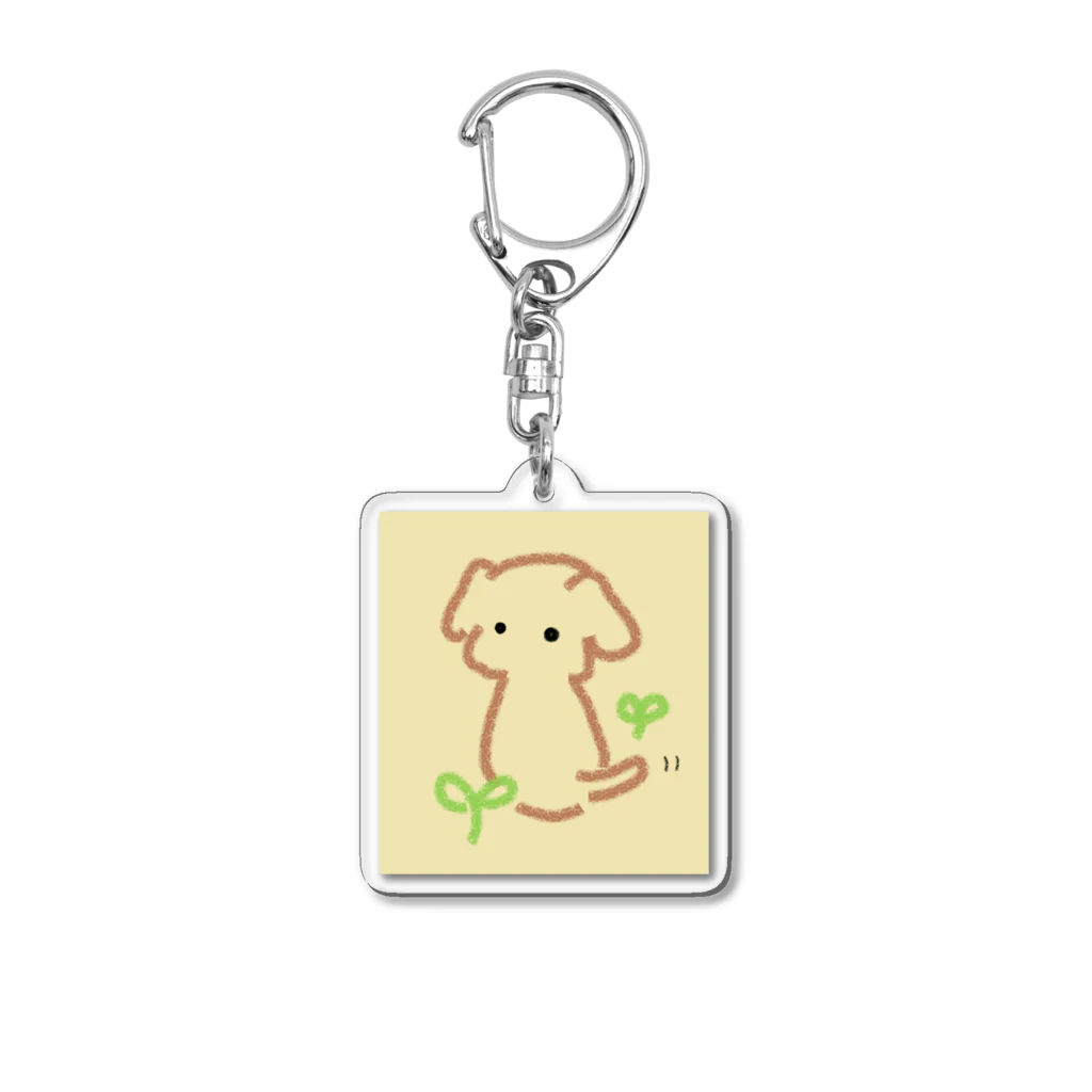 mumu_sakuraのいぬくん Acrylic Key Chain