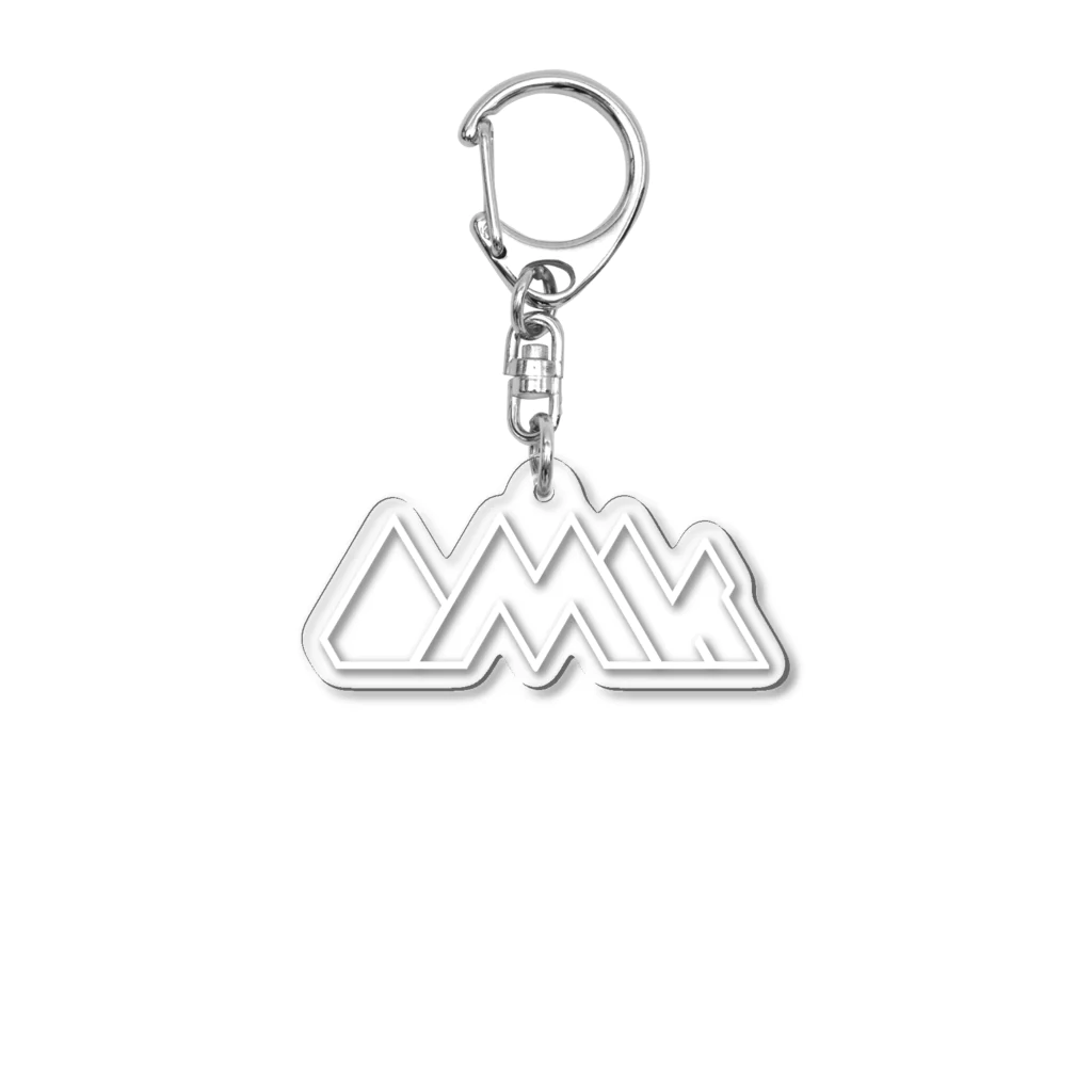OMK 3000のOMK White line Acrylic Key Chain
