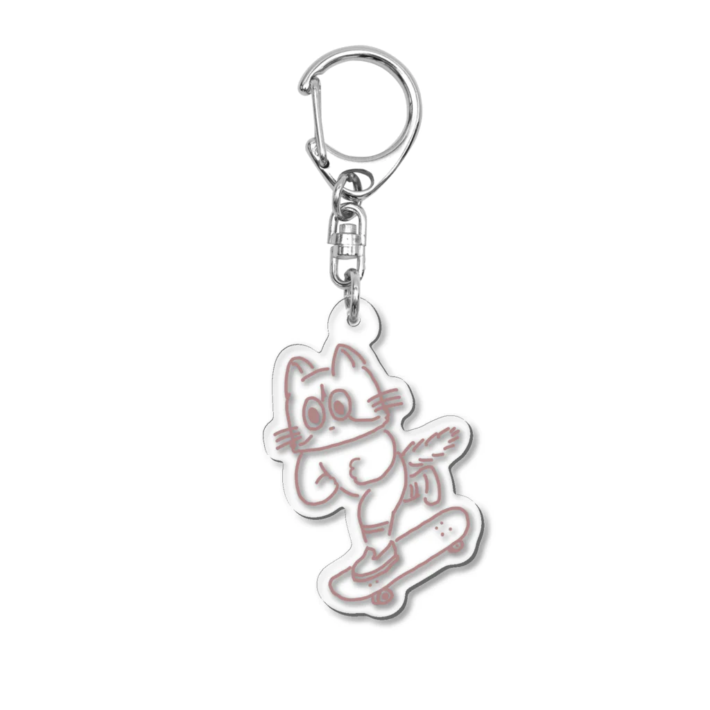 すみすのねこのばにら Acrylic Key Chain