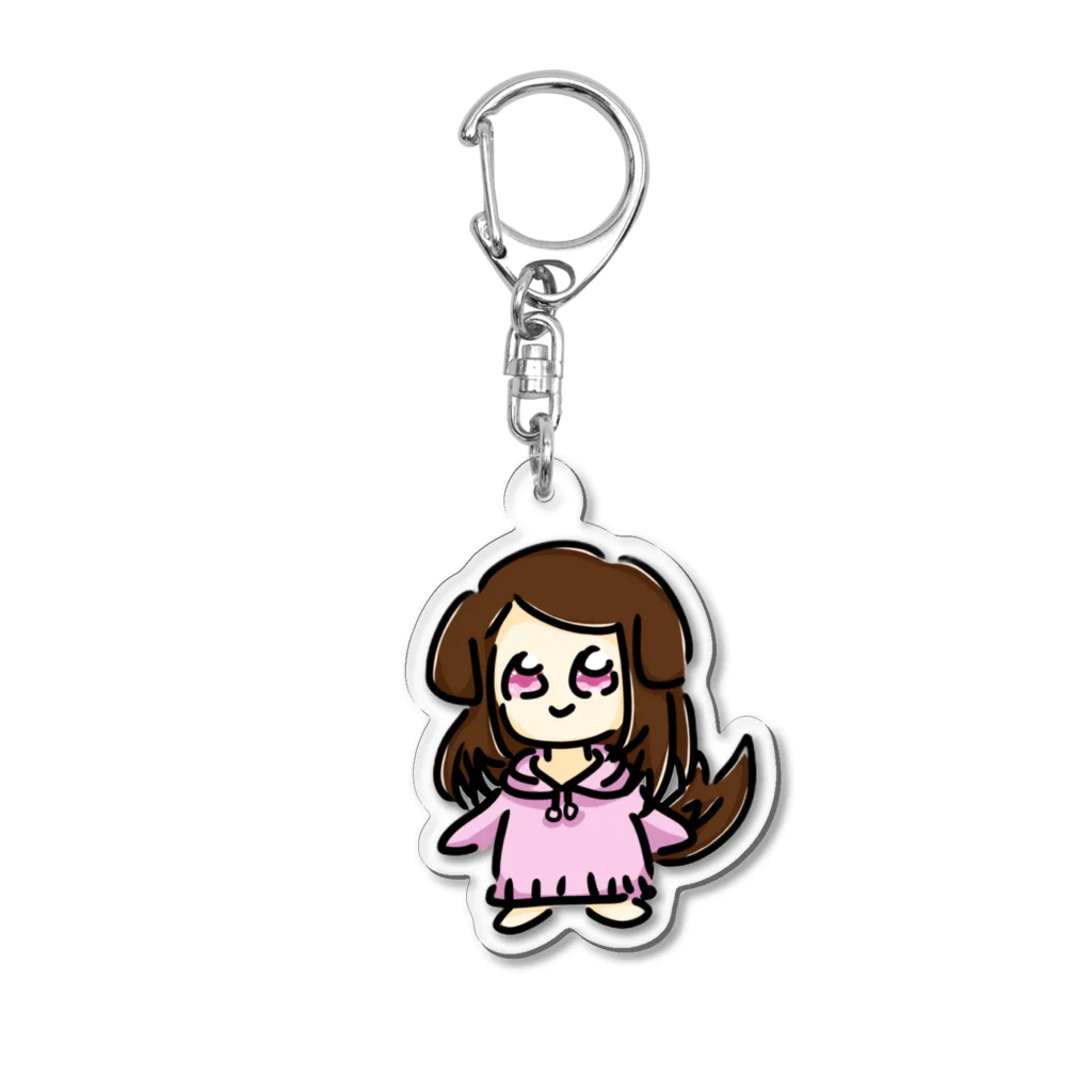 優雅officialグッズサイトの犬ver.優雅公式グッズ Acrylic Key Chain