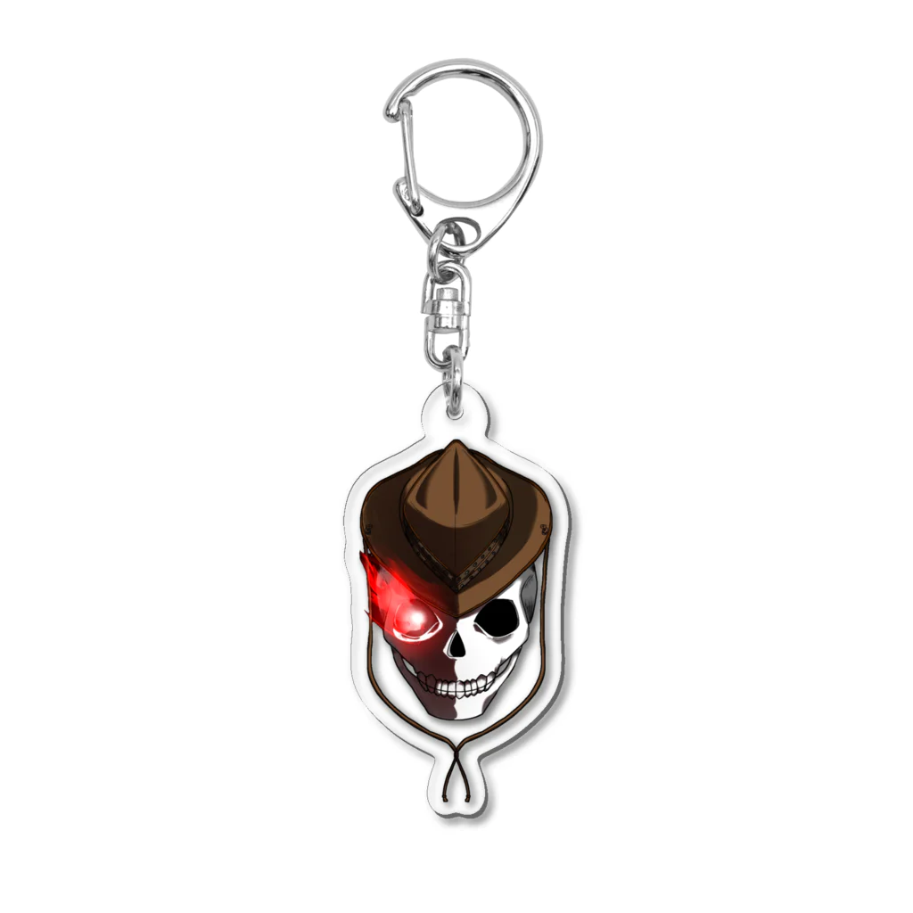 Mr.Boneman Official ShopのMr.Boneman@タマシイヲモヤセ Acrylic Key Chain