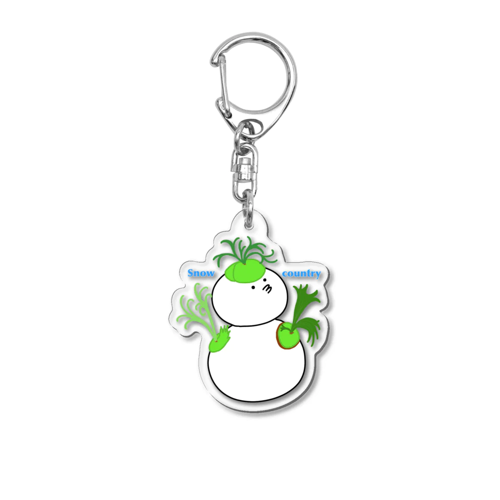 pikatti_yukiguniのピカッチ雪国オリジナルキャラクター（ビカダルマ） Acrylic Key Chain