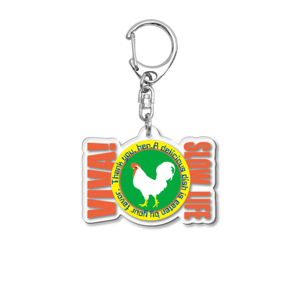 3800-MARKET-NEOのVIVA SLOW LIFE Acrylic Key Chain