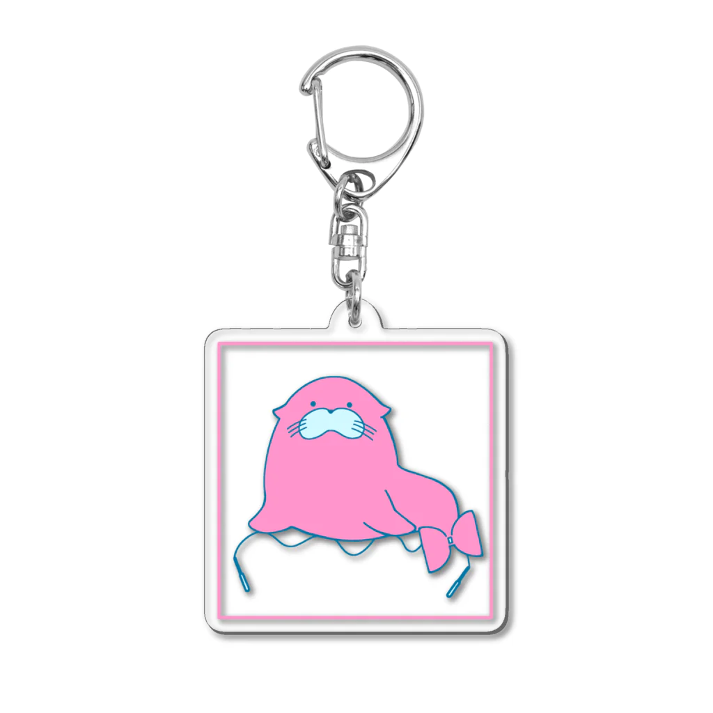 _dia_kのうみのいきものだわいわい_v4.0. Acrylic Key Chain