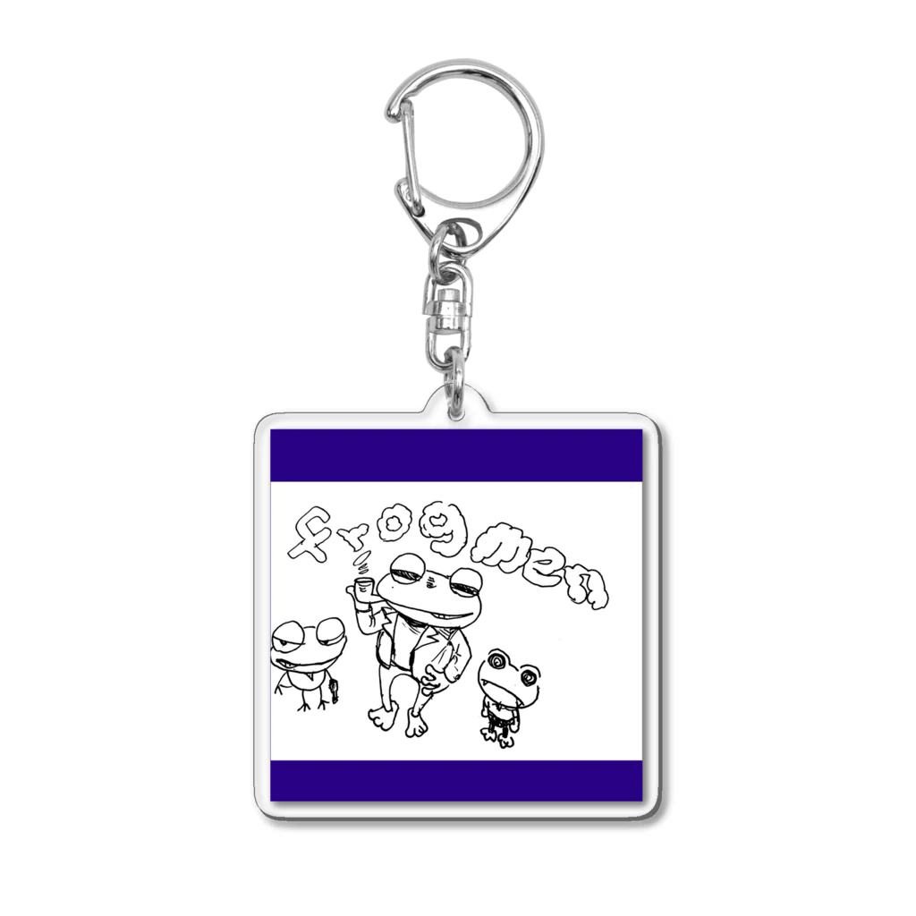 frogmenのカエル屋の蛙野郎 Acrylic Key Chain