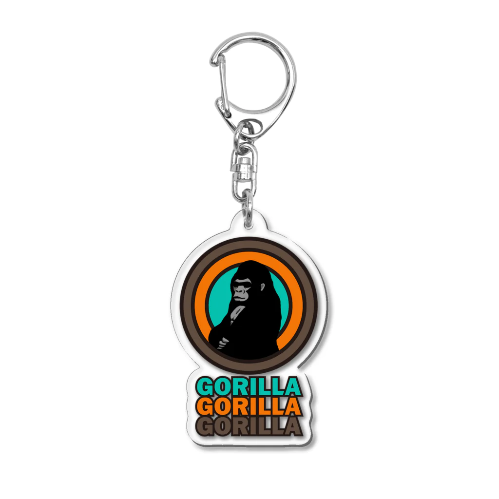 D-FACTORYのGORILLA GORILLA GORILLA Acrylic Key Chain