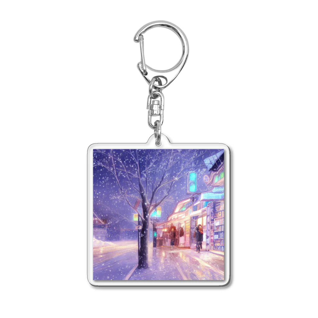 明読斎　―Mendokusai―のGIRL＆SHOP#1 Acrylic Key Chain