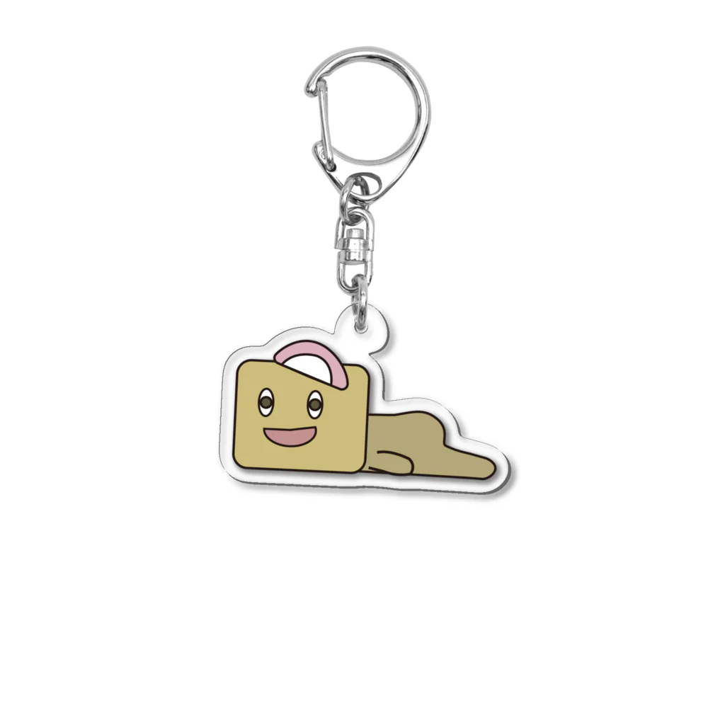 きつねうどんマンのおみせのだるーんきつねうどんマン Acrylic Key Chain