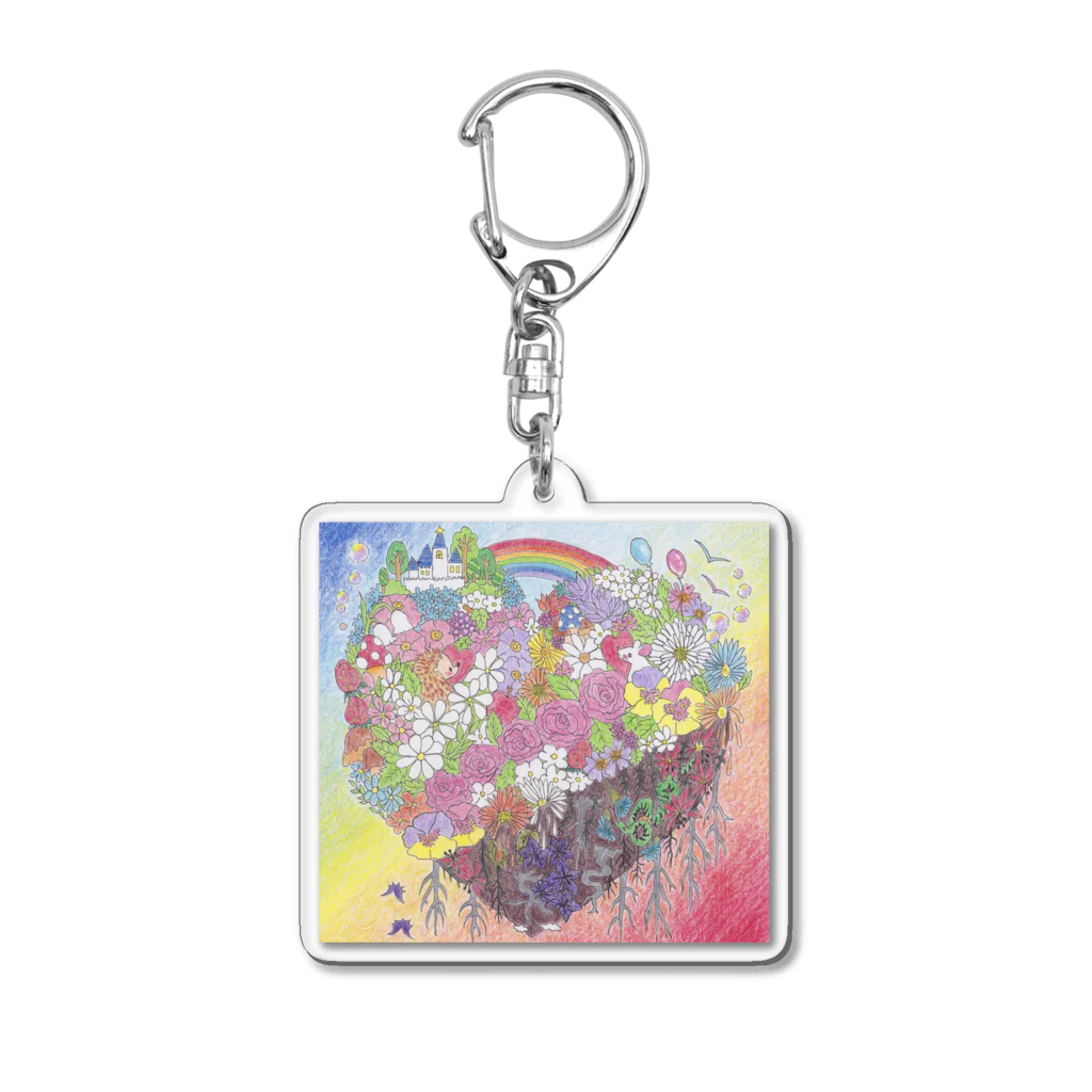 小泉りあオフィシャルグッズのDiseneetジャケットアイテム Acrylic Key Chain