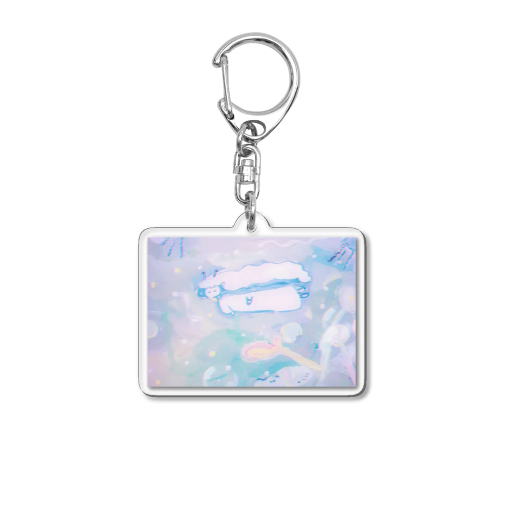 自分用のくらげ少女 Acrylic Key Chain