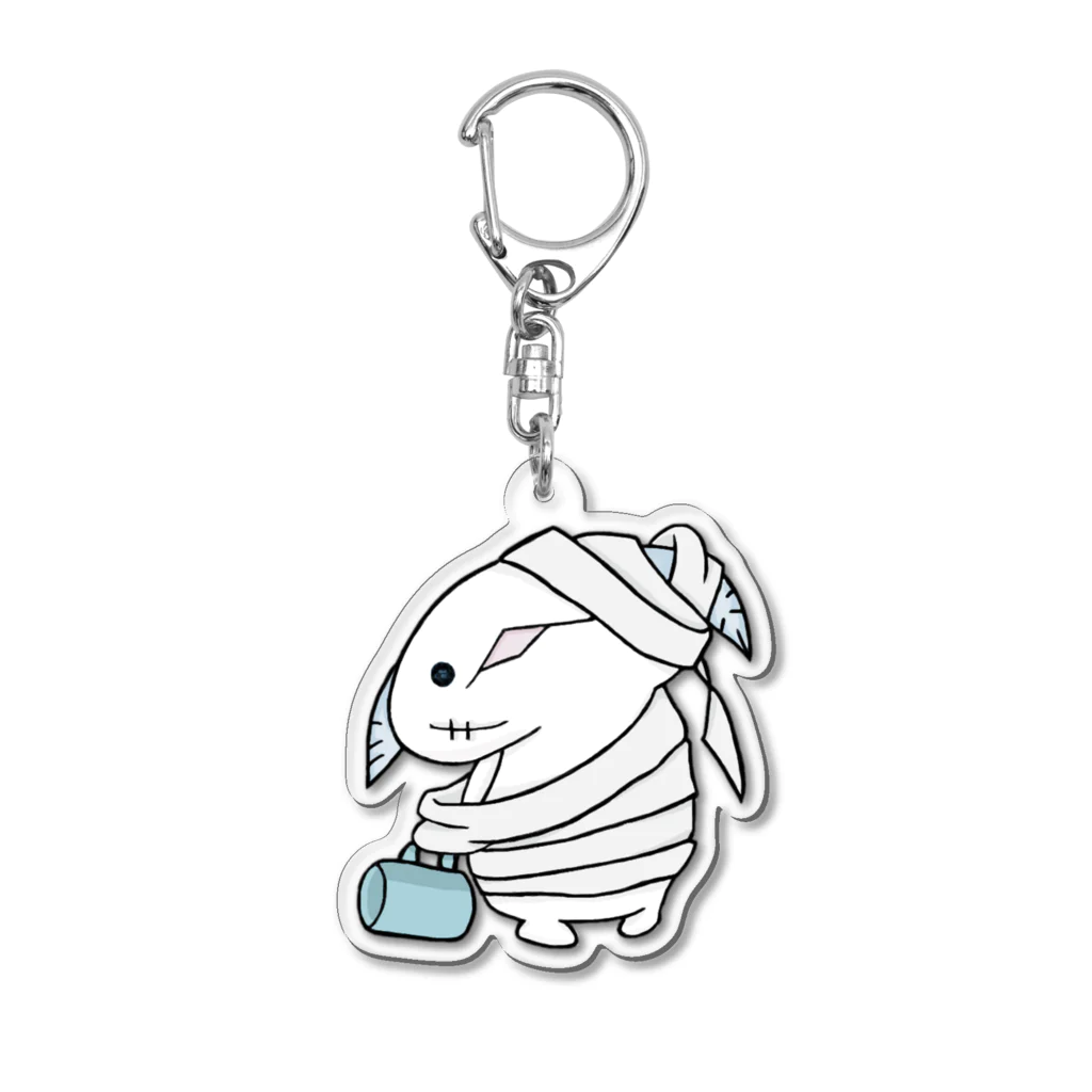 itsuto-こねこしょうしょうめんへらの「Notりすか/Yesみいら」 Acrylic Key Chain