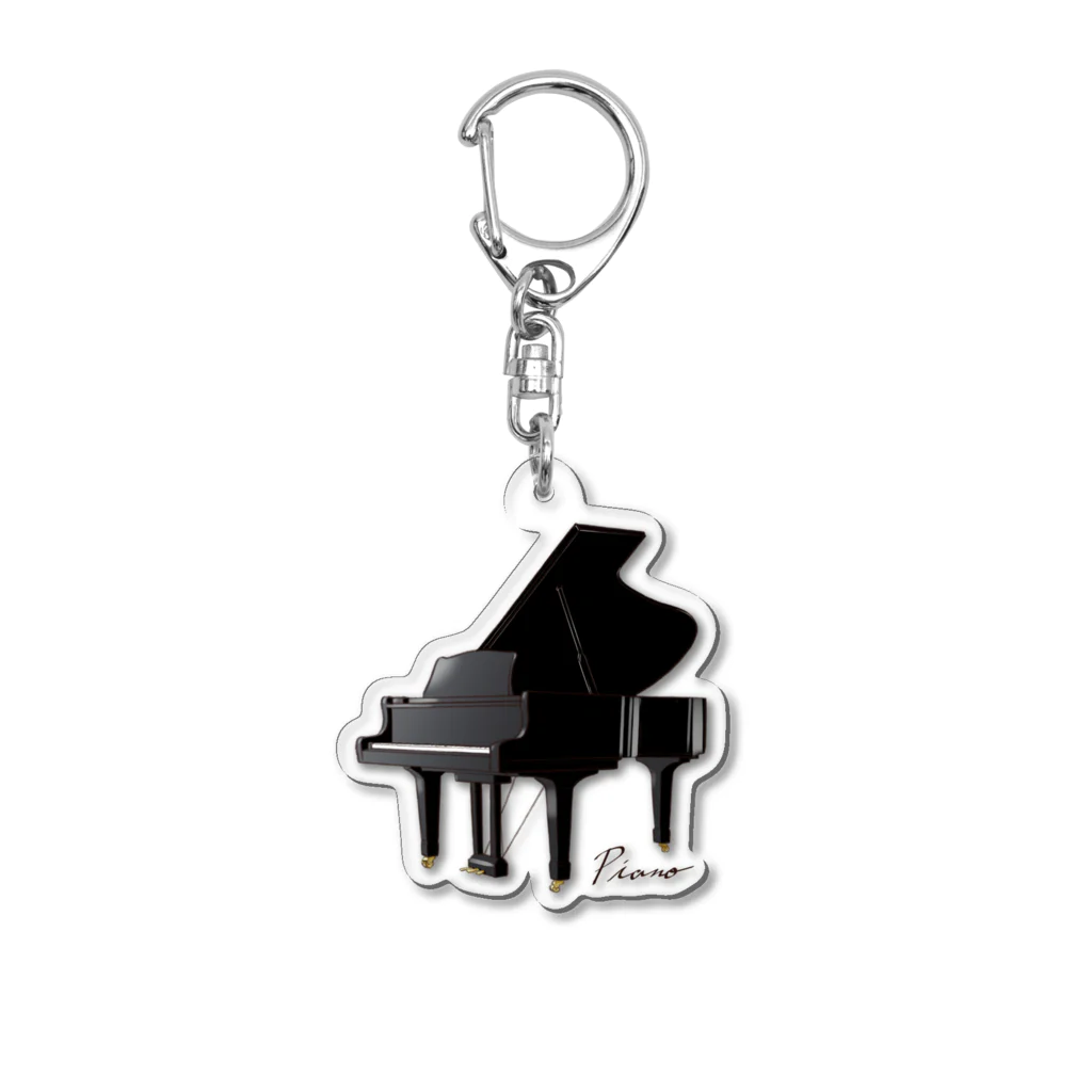 Kayo_ootsuyamaのグランドピアノ Acrylic Key Chain